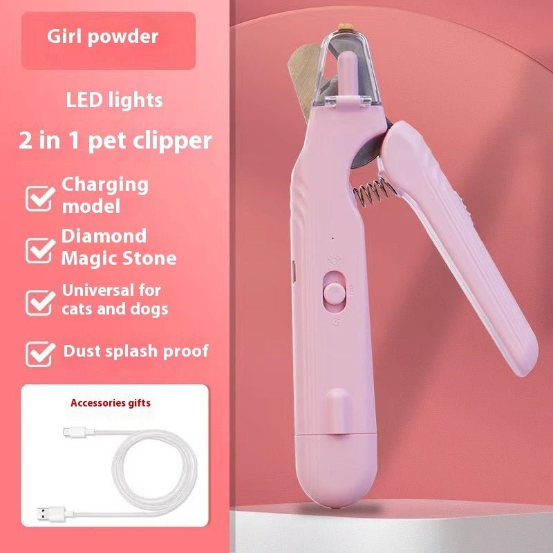 Tomsum™ LED Pet Nail Clipper with Safety Guard for Dogs & Cats - Shyamji express