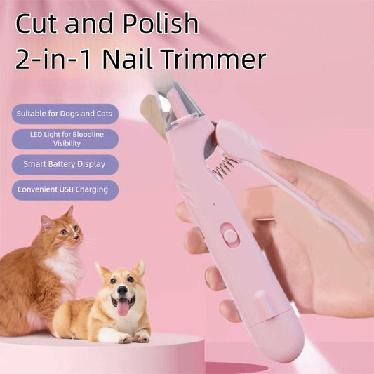 Tomsum™ LED Pet Nail Clipper with Safety Guard for Dogs & Cats - Shyamji express