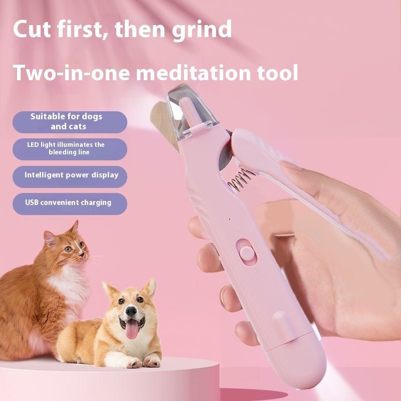Tomsum™ LED Pet Nail Clipper with Safety Guard for Dogs & Cats - Shyamji express